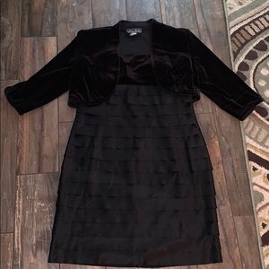 Black cocktail dress